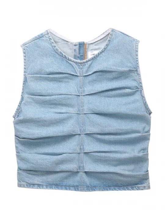 Obrázek produktu Pull&Bear Top modrá džínovina