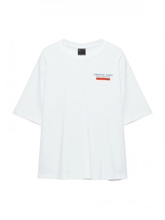Obrázek produktu Pull&Bear Tričko modrá / červená / bílá