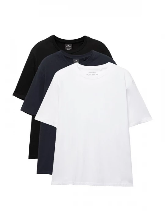 Obrázek produktu Pull&Bear Tričko námořnická modř / černá / bílá