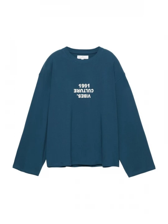 Obrázek produktu Pull&Bear Tričko 'STREET' petrolejová / bílá
