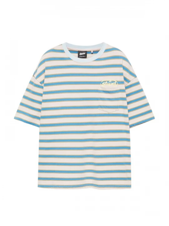 Obrázek produktu Pull&Bear Tričko 'STWD' azurová / olivová / bílá