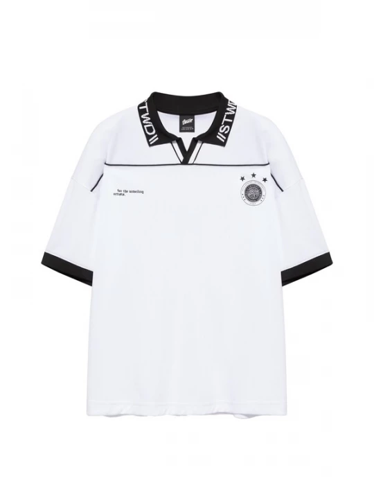 Obrázek produktu Pull&Bear Tričko 'STWD DIVISION FUTBOL' černá / bílá