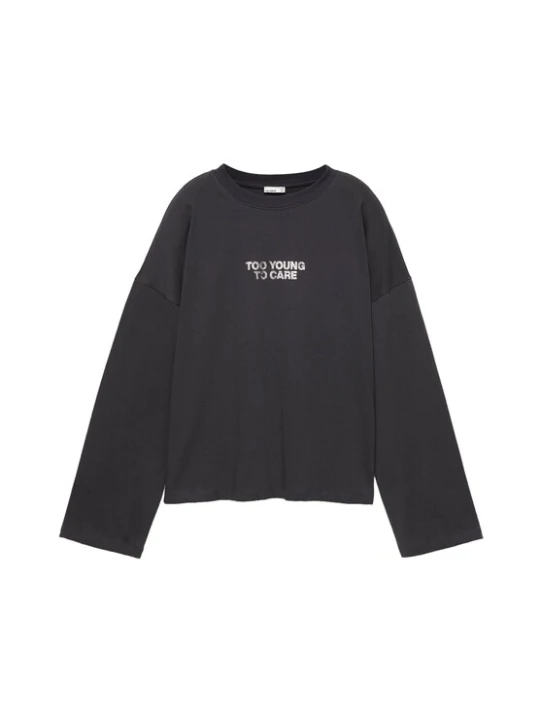 Obrázek produktu Pull&Bear Tričko světle hnědá / antracitová / bílá