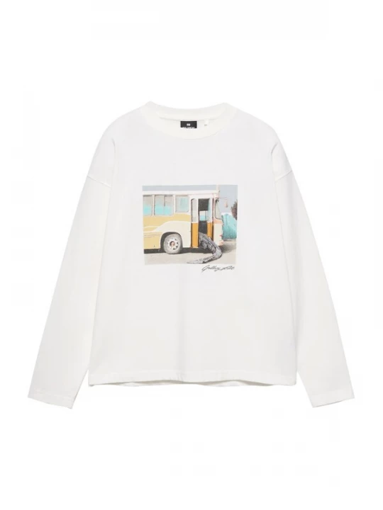Obrázek produktu Pull&Bear Tričko světlemodrá / světle šedá / oranžová / bílá