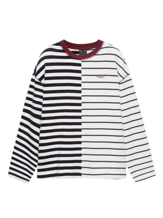 Obrázek produktu Pull&Bear Tričko vínově červená / černá / bílá