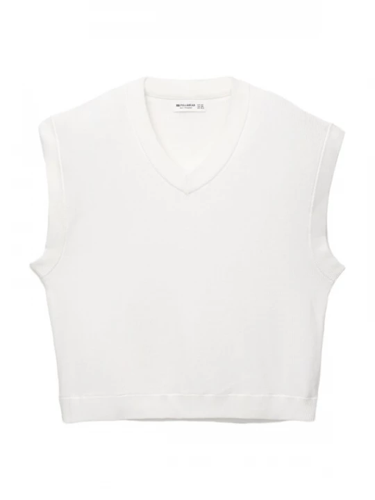 Obrázek produktu Pull&Bear Vesta offwhite