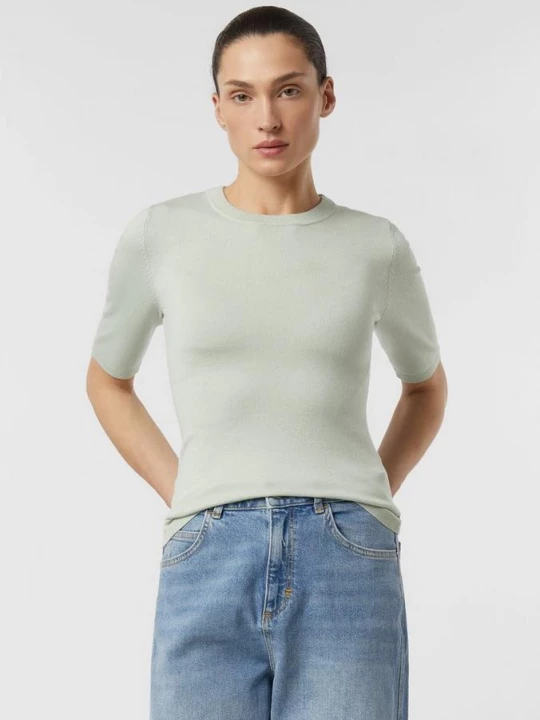 Obrázek produktu Pulovr s krátkým rukávem, střih Slim Fit comma zelená