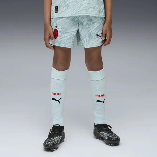 Obrázek produktu PUMA AC Milan 25/26 Goalkeeper Shorts Youth, Clothing, Modern Mint/Red