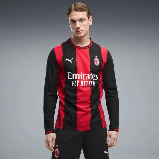 Obrázek produktu PUMA AC Milan 26/27 Home Authentic Long Sleeve Jersey Men, Clothing, Black/Red
