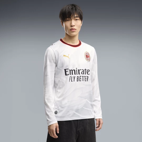 Obrázek produktu PUMA AC Milan 26/27 Long Sleeve Away Jersey Men, Men, White/Victory Gold