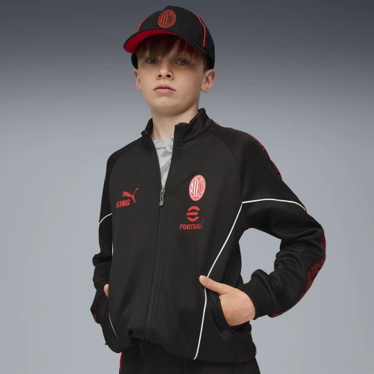 Obrázek produktu PUMA AC Milan KING Anthem Jacket Youth, Clothing, Black/Red