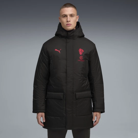 Obrázek produktu PUMA AC Milan Training Winter Jacket Men, Clothing, Black/Red