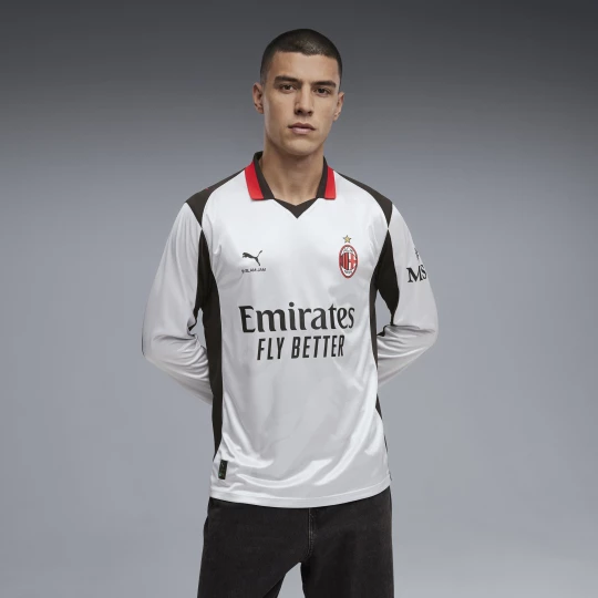 Obrázek produktu PUMA AC MILAN x SLAM JAM Long Sleeve Jersey Men, Clothing, Silver Mist