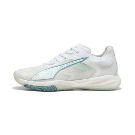 Obrázek produktu PUMA Accelerate NITRO™ SQD 4 W+ Game On Handball Shoes Women, Shoes, White/Baltic Sea Blue/Fresh Water