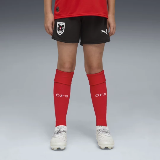 Obrázek produktu PUMA Austria 2026 Shorts Youth, Clothing, Black/Red