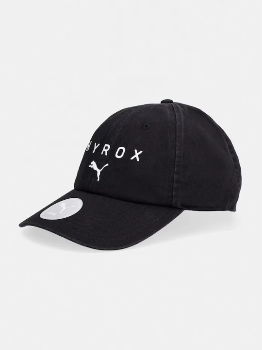 Obrázek produktu Puma Bavlněná baseballová čepice Puma BB HYROX černá