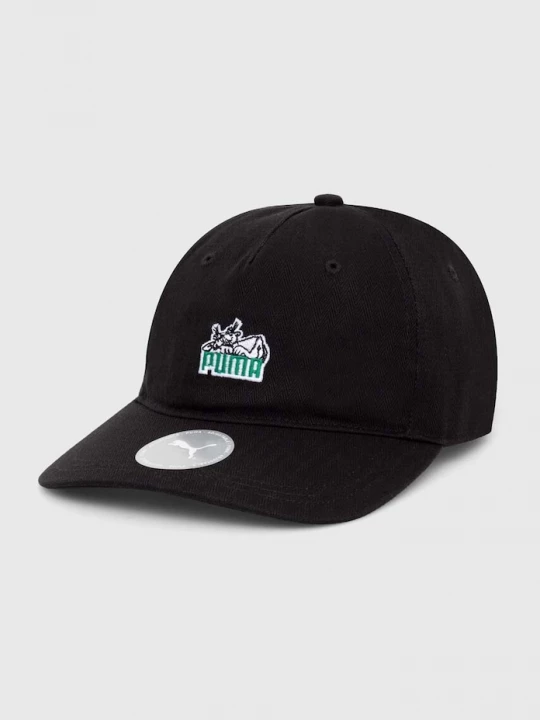 Obrázek produktu Puma Bavlněná baseballová čepice Puma Skate Relaxed Low Curve černá