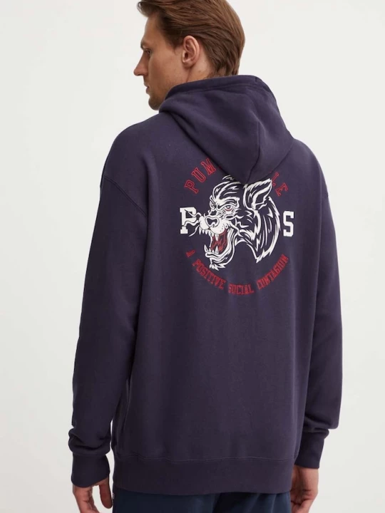 Obrázek produktu Puma Bavlněná mikina Puma PUMA X STAPLE námořnická modř