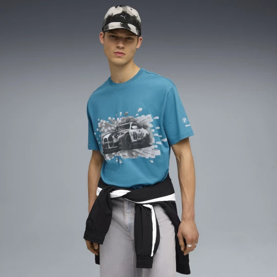 Obrázek produktu PUMA BMW M Motorsport Graphic Mono Tee Men, Clothing, Tropical Blue