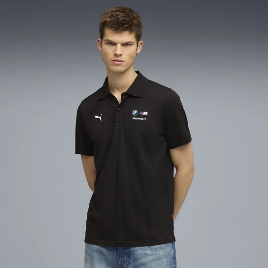 Obrázek produktu PUMA BMW M Motorsport Jacquard Polo Men, Clothing, Black