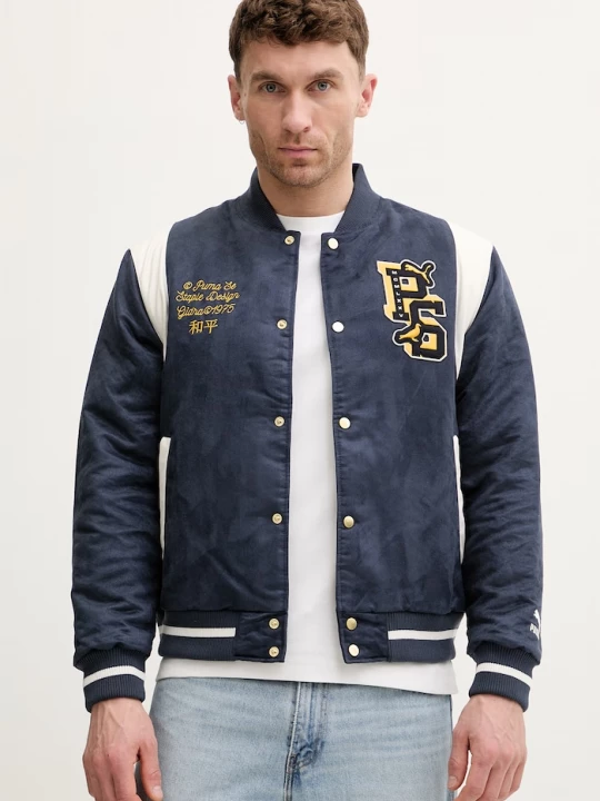 Obrázek produktu Puma Bomber bunda Puma PUMA X STAPLE Varsity Jacket námořnická modř