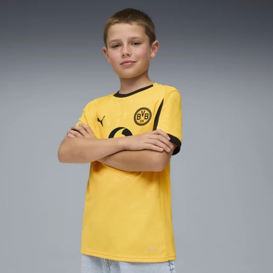 Obrázek produktu PUMA Borussia Dortmund 25/26 Cup Jersey Youth, Clothing, Yellow Sizzle/Black