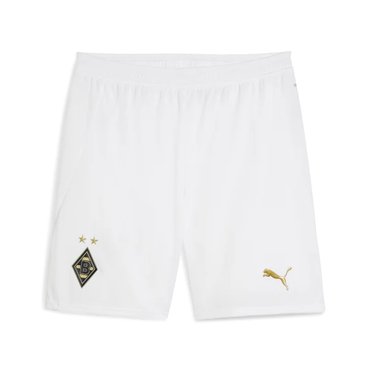 Obrázek produktu PUMA Borussia Mönchengladbach 125th Anniversary Shorts Youth, Clothing, White/Matte Gold