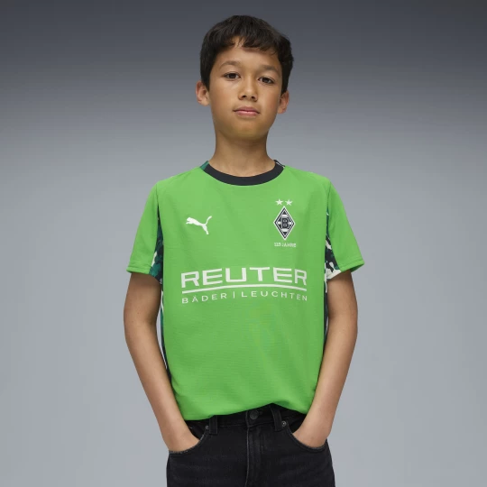 Obrázek produktu PUMA Borussia Mönchengladbach 25 / 26 Away Jersey Youth, Clothing, Green / Warm White