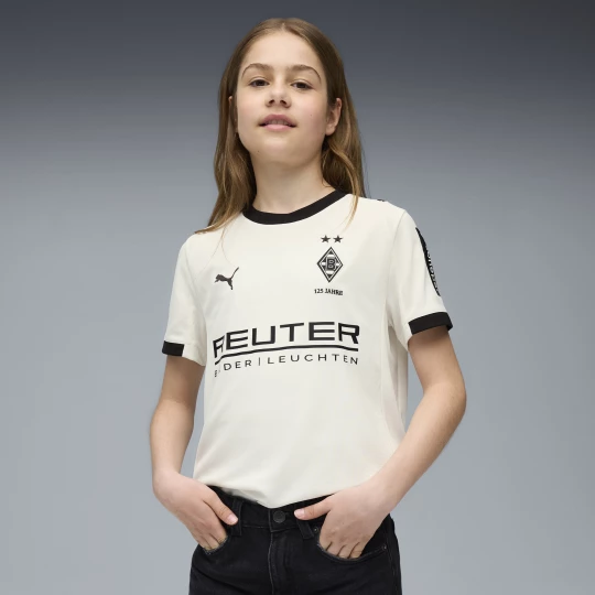 Obrázek produktu PUMA Borussia Mönchengladbach 25/26 Home Jersey Youth, Clothing, Warm White/Black