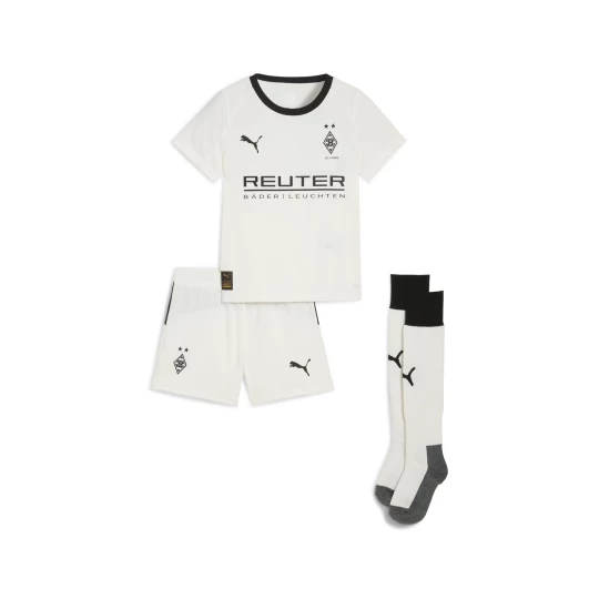 Obrázek produktu PUMA Borussia Mönchengladbach 25/26 Home Minikit Kids, Clothing, Warm White/Black