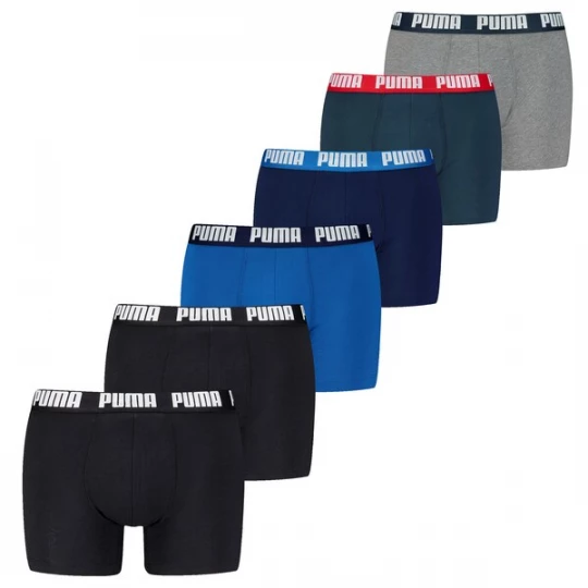 Obrázek produktu PUMA Boxerky 'Everyday'  modrá / marine modrá / námořnická modř / šedý melír / černá