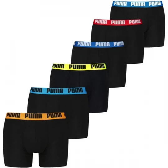 Obrázek produktu PUMA Boxerky 'Everyday'  nebeská modř / žlutá / oranžová / černá