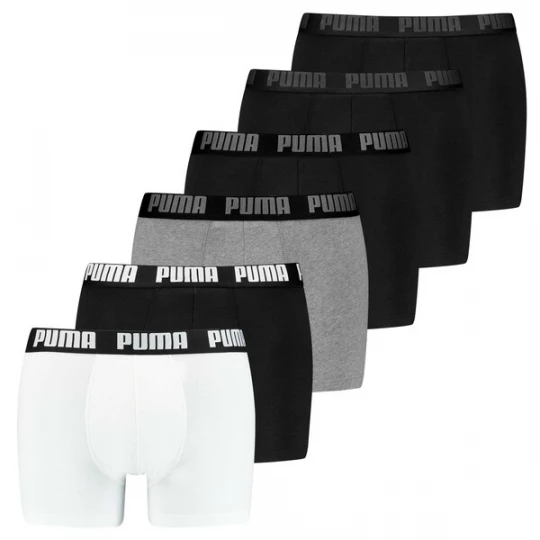 Obrázek produktu PUMA Boxerky 'Everyday'  světle šedá / černá / bílá