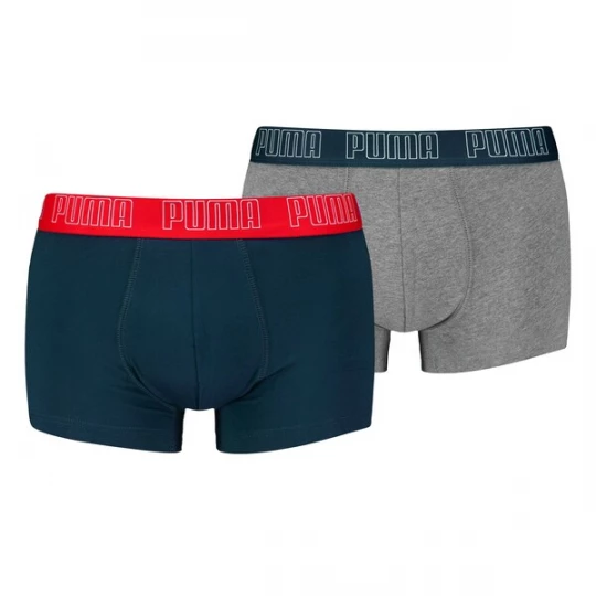 Obrázek produktu PUMA Boxerky  modrá / šedá / krvavě červená