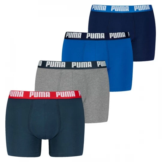 Obrázek produktu PUMA Boxerky  námořnická modř / ultramarínová modř / šedý melír / bílá