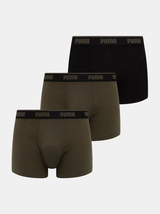 Obrázek produktu Puma Boxerky Puma BOXER 3-pack zelená