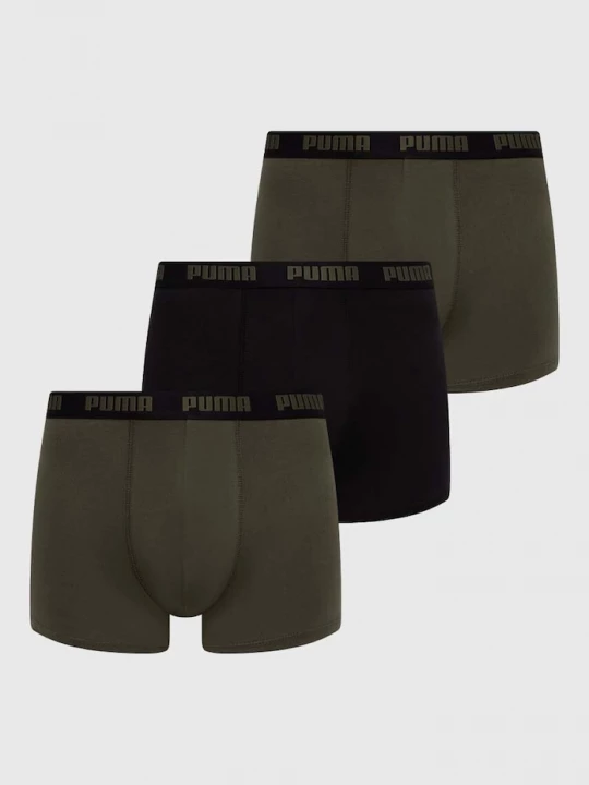 Obrázek produktu Puma Boxerky Puma Everyday 3-pack zelená