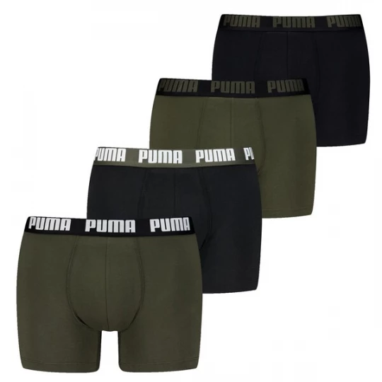 Obrázek produktu PUMA Boxerky  tmavě zelená / černá / bílá