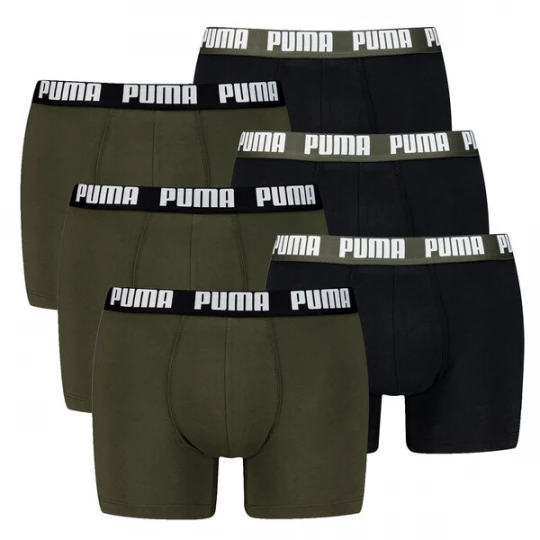 Obrázek produktu PUMA Boxerky zelená / černá / bílá