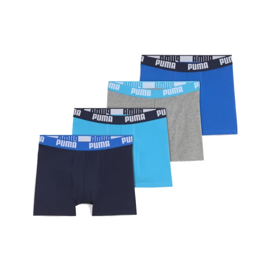 Obrázek produktu PUMA Boys' Everyday Boxers, Clothing, Blue / Grey