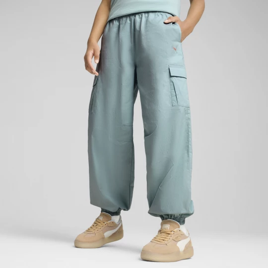 Obrázek produktu PUMA BUTTERFLY VIBE Cargo Pants Youth, Clothing, Modern Mint