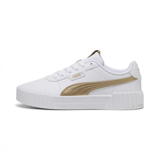 Obrázek produktu PUMA Carina 3.0 Metallic Glam Sneakers Women, Shoes, White / Toasted Almond