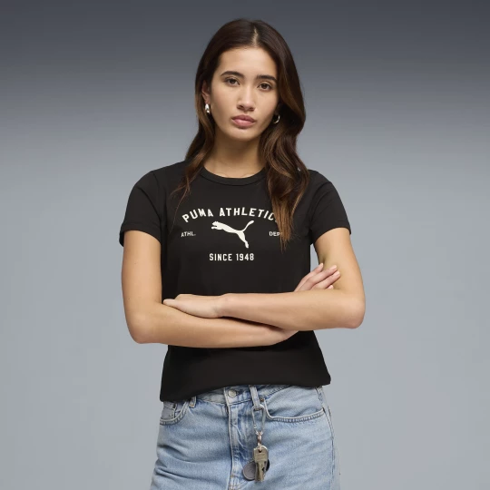 Obrázek produktu PUMA Class Graphic Tee Women, Clothing, Black
