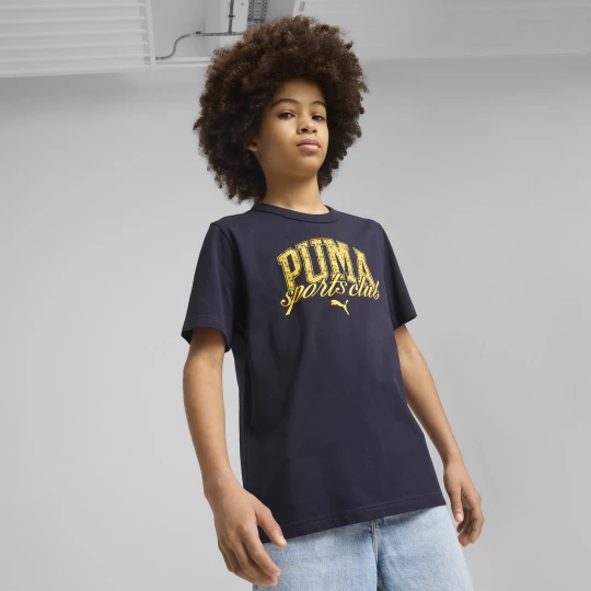 Obrázek produktu PUMA Class Graphic Tee Youth, Clothing, New Navy
