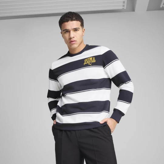Obrázek produktu PUMA Class Striped Crew Men, Clothing, New Navy