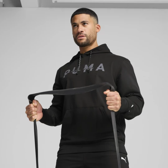 Obrázek produktu PUMA CLOUDSPUN Branded Hoodie Men, Clothing, Black/Q