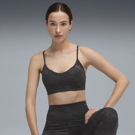 Obrázek produktu PUMA CLOUDSPUN Training Bra Women, Clothing, Black/Aop