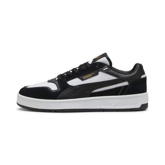 Obrázek produktu PUMA Court Classic Suede Sneakers Unisex, Shoes, White/Black/Gold