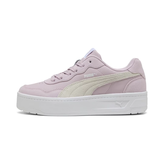 Obrázek produktu PUMA Court Lally Skye Suede Sneakers Women, Shoes, Rose Mauve/White růžová