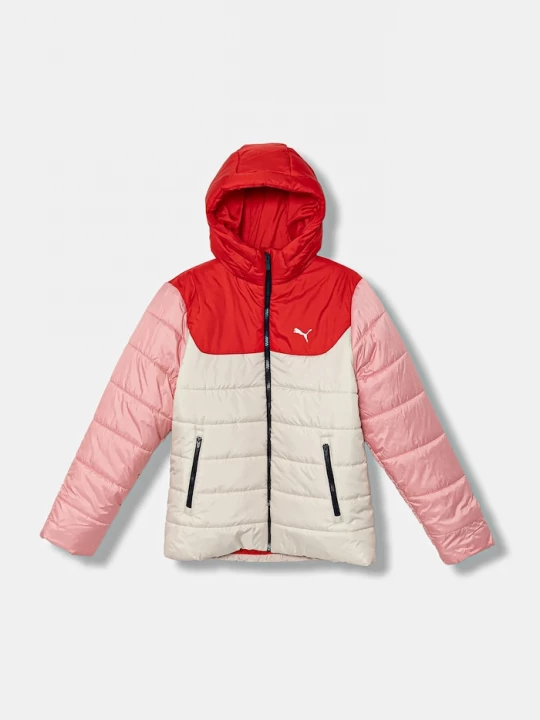 Obrázek produktu Puma Dětská bunda Puma ESS Hooded Padded Jacket béžová